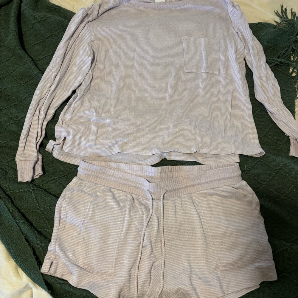 Cozy Loungewear Set in Light Purple